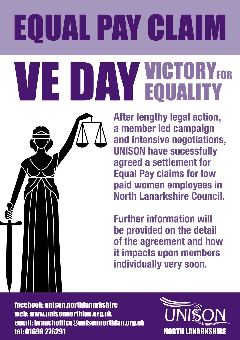 North Lanarkshire Council, Fox and Partners, Action 4 Equality (Scotland) Ltd and Unison 2nd wave equal pay cases v North Lanarkshire Council