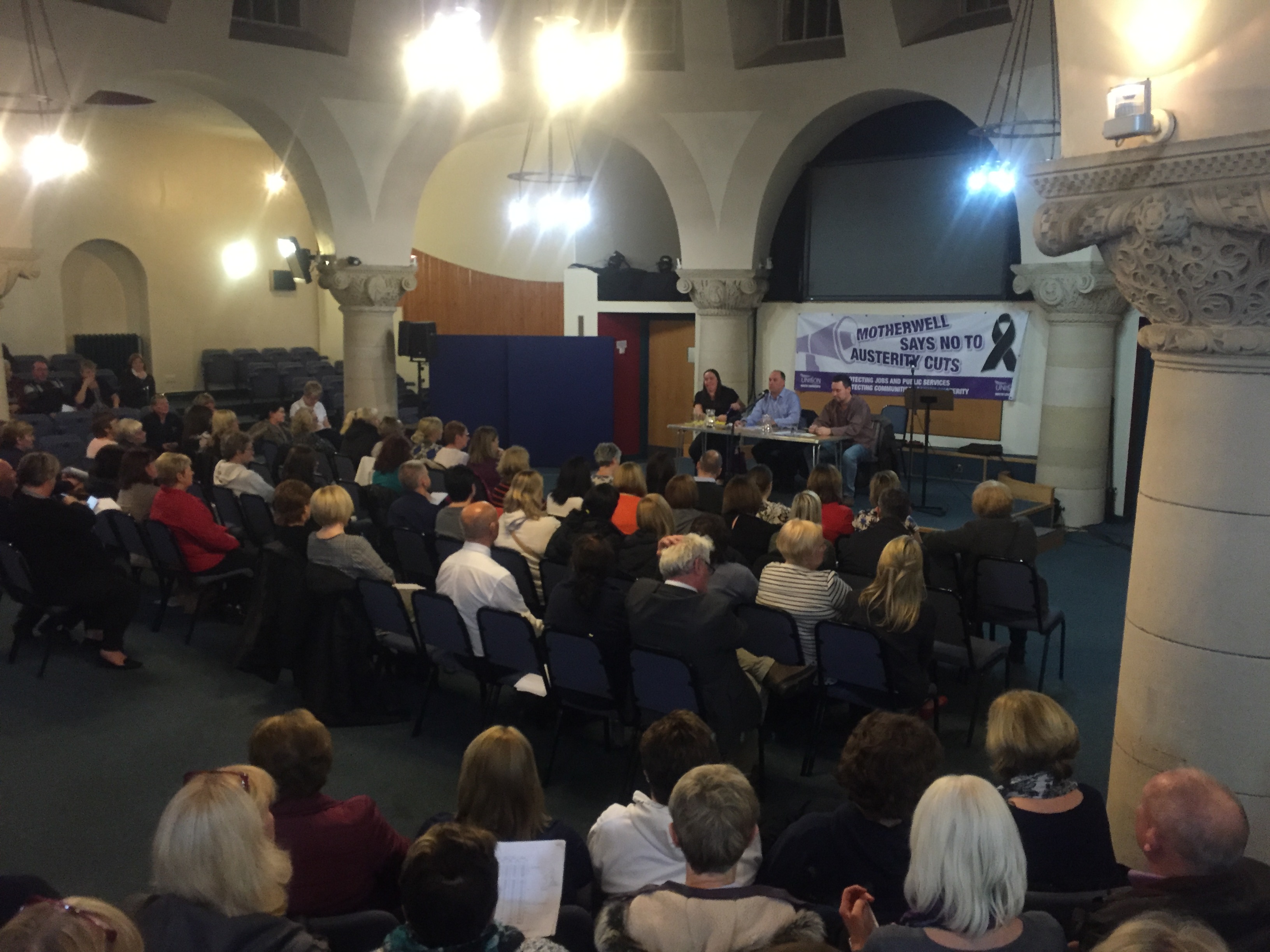 Strong turnout of Unison members at meetings