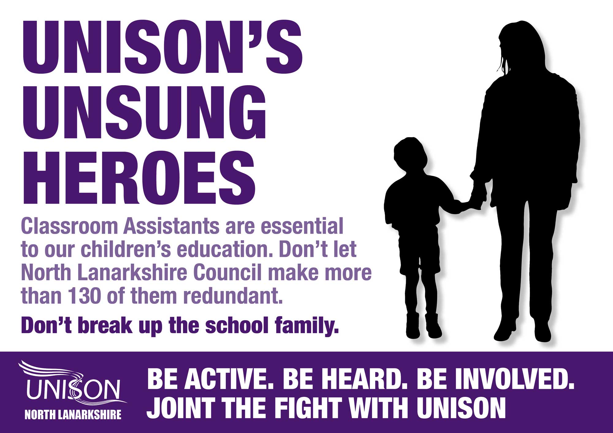 Join the Unsung Heroes in Unison’s campaign against NLC Cuts